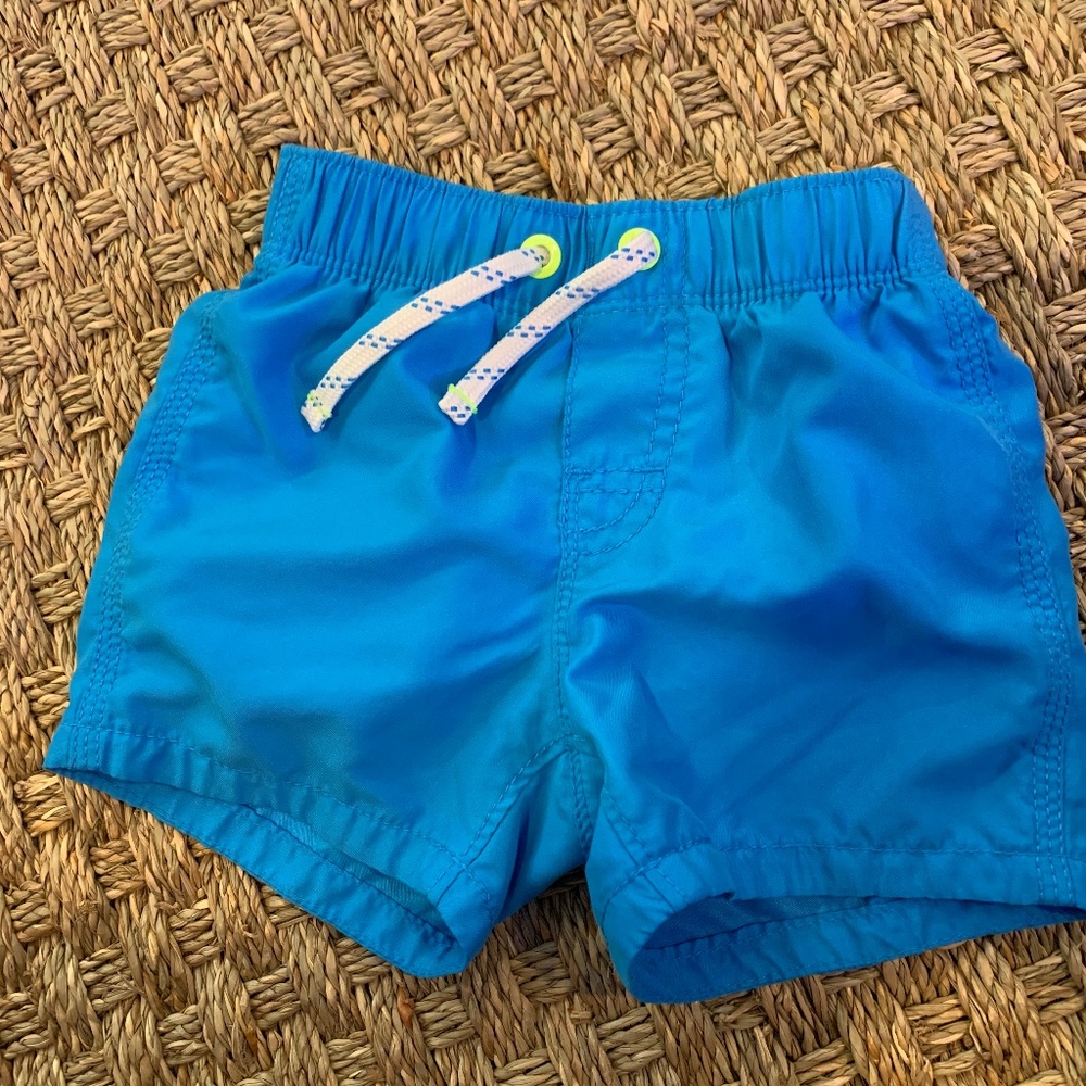 Baby Gap swim trunks, 6-12M